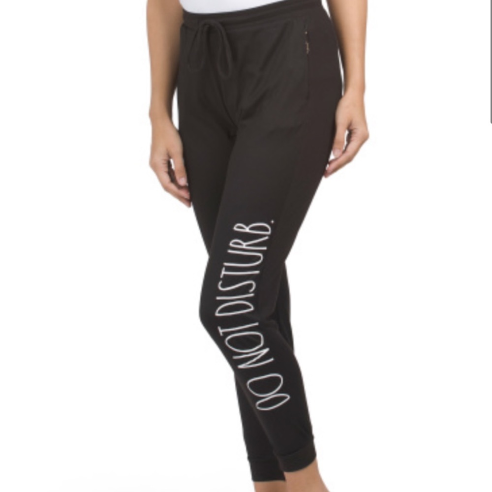 Rae Dunn Do Not Disturb Joggers
